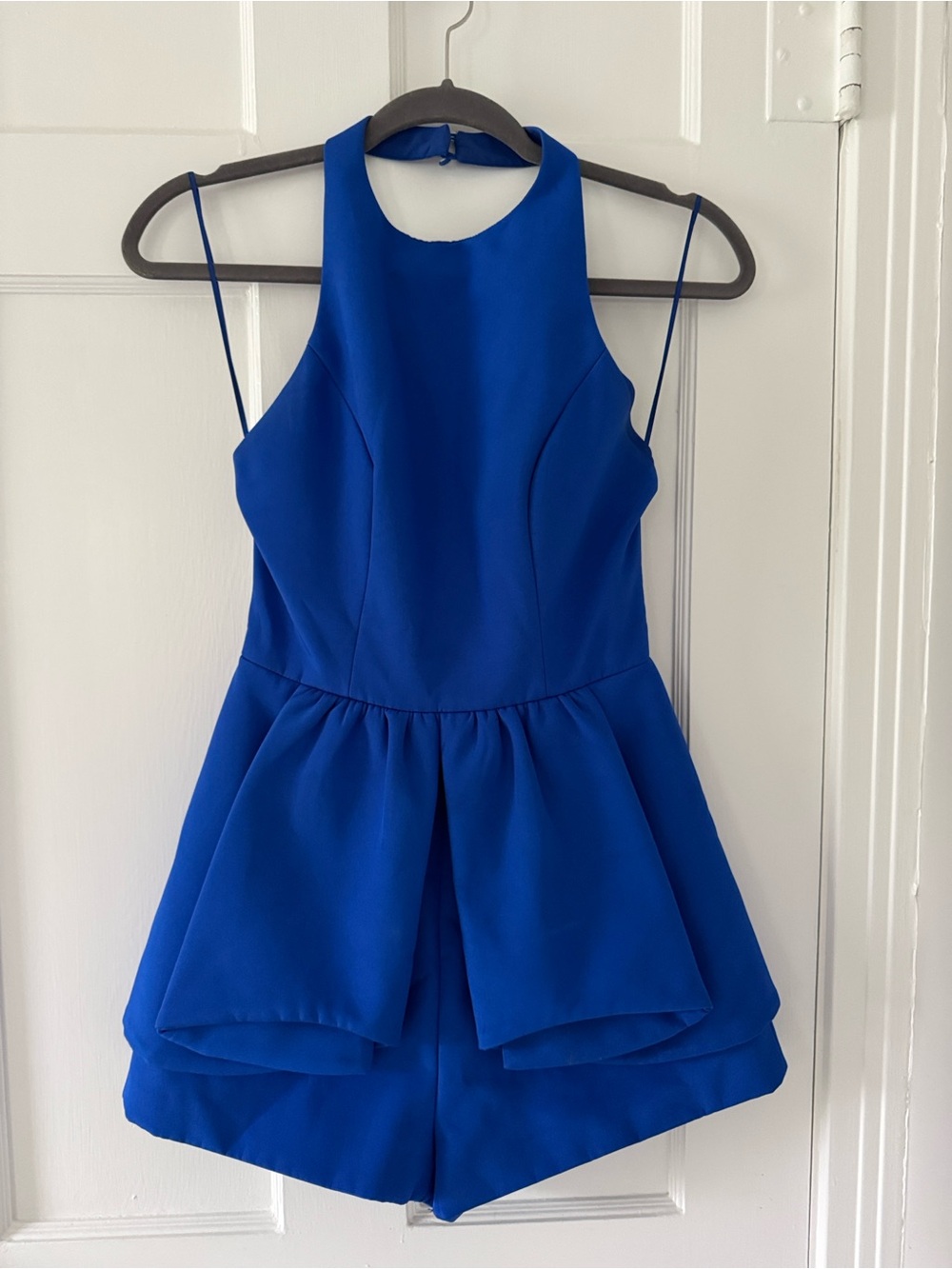KEEPSAKE the Label Royal Blue Halter Romper